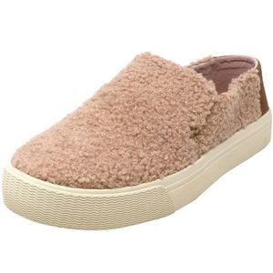 TOMS sunset slip on sherling/fur sneaker